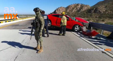 Fallece mujer en choque por alcance en carretera