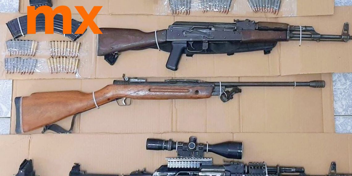 ASEGURAN ARMAMENTO Y VEHíCULOS EN BáCUM