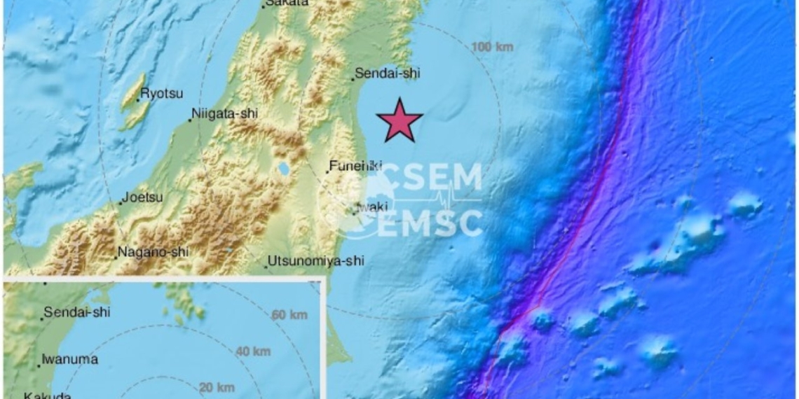 SISMO DE 7.3 GRADOS REMECE EL NORTE DE JAPóN