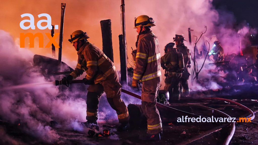 INCENDIO ACABA CON SIETE VIVIENDAS EN INVASIóN ALAMAR