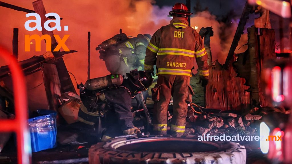 INCENDIO ACABA CON SIETE VIVIENDAS EN INVASIóN ALAMAR