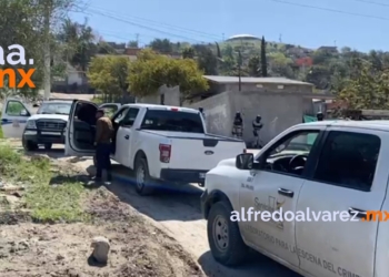 CARBONIZAN CADáVER A MEDIA CALLE EN TIJUANA