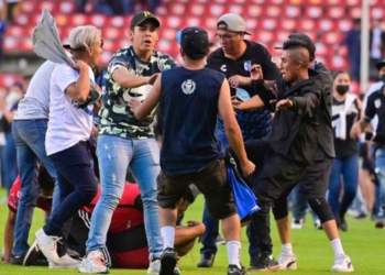 IDENTIFICAN A 26 PRINCIPALES AGRESORES EN PARTIDO DE GALLOS VS ATLAS