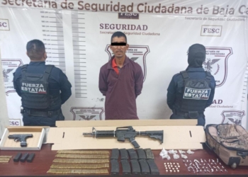 HOMBRE TRANSPORTABA ARMAS DE USO EXCLUSIVO DEL EJéRCITO