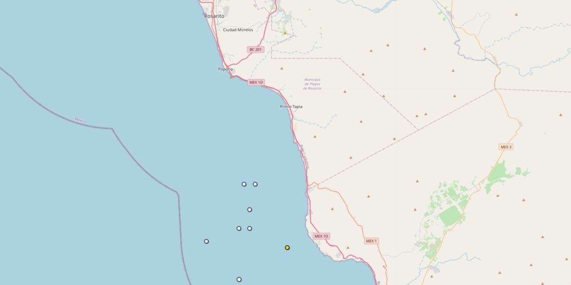 VARIOS SISMOS EN BAJA CALIFORNIA EN VIERNES SANTO