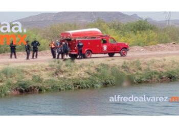 FLOTA CUERPO SIN VIDA EN EL CANAL ALTO DE CAJEME