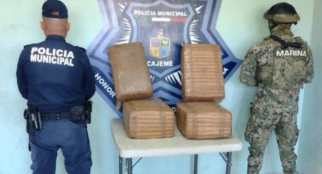 Policías y marinos aseguraron mariguana en Cajeme