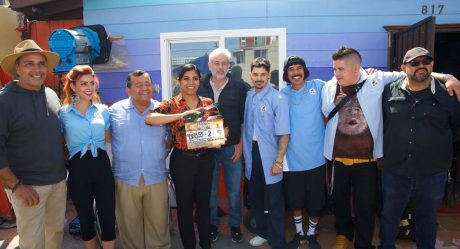 Montserrat Caballero da claquetazo a filmación en Tijuana