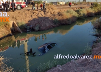 JOVEN MUERE AL CAER EN SU AUTO A CANAL DE AGUAS RESIDUALES