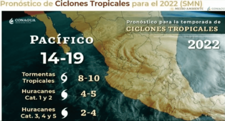 Esperan que hasta cinco huracanes peguen en Sonora