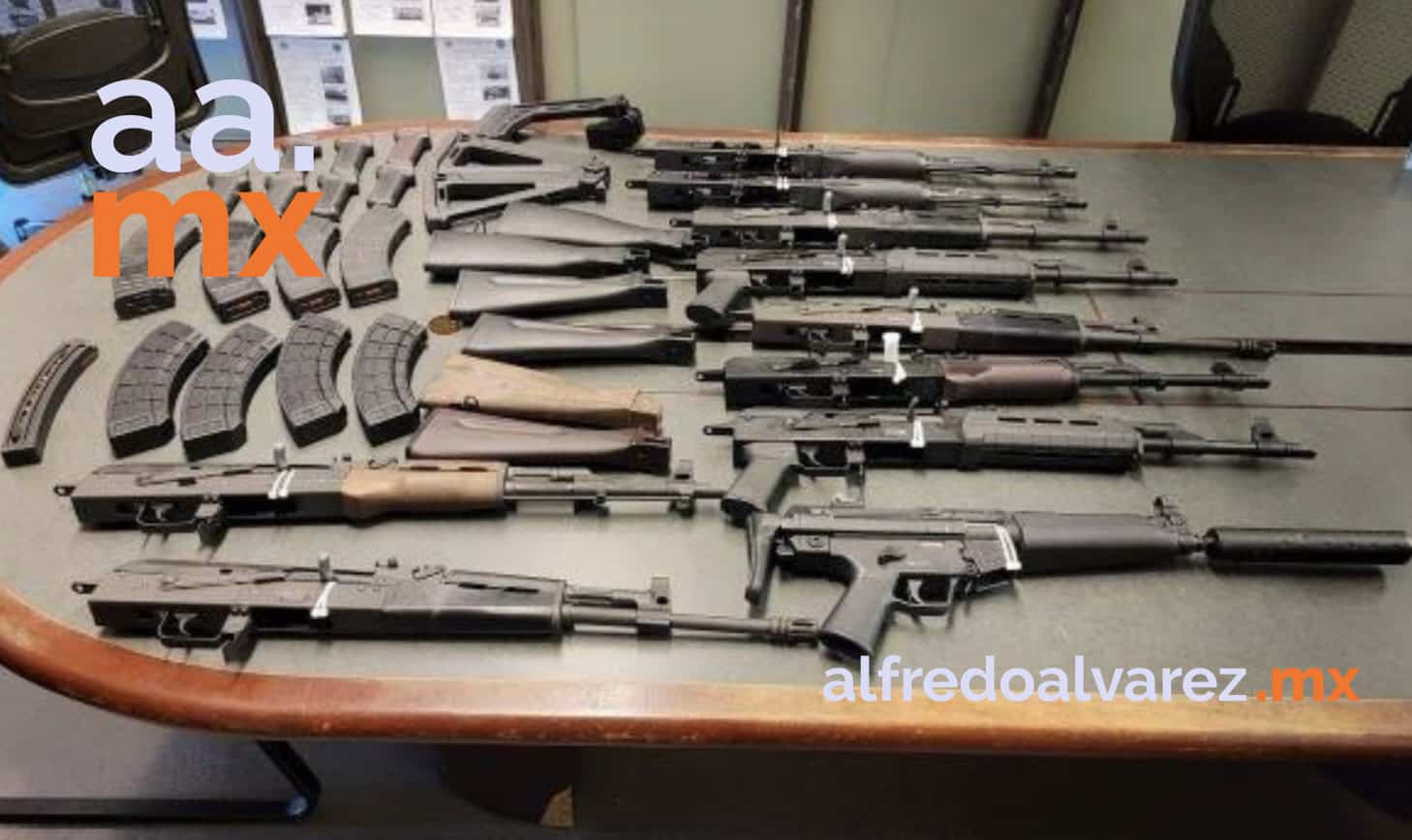 Aseguran 10 rifles de asalto en Aduana de Nogales
