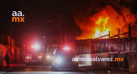 Fuerte incendio deja sin hogar cinco familias