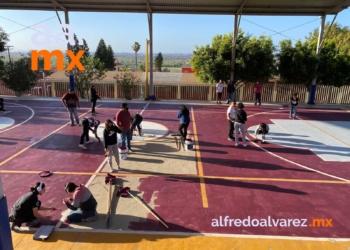 REHABILITA IMJUV CANCHAS DE LA PREPARATORIA MUNICIPAL