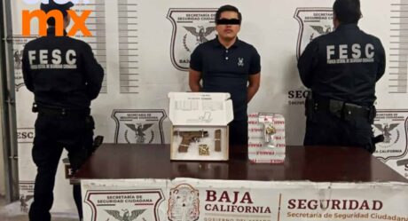 Paseaba con arma de fuego, lo detiene la FESC