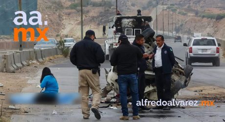 Una mujer fallecida y un lesionado deja accidente vial