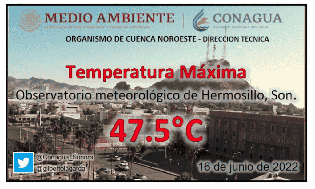 Calor-rompe-récord-en-Hermosillo,-registró-47.5-grados