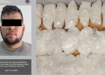 POLICíA MUNICIPAL DE TIJUANA DECOMISA 38 KG DE METANFETAMINA