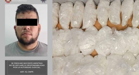 Policía Municipal de Tijuana decomisa 38 kg de metanfetamina