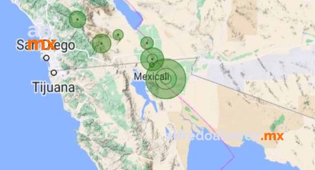 Sismo de 3. 8 grados remece Mexicali