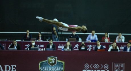 Yahel García obtiene oro en gimnasia de trampolín