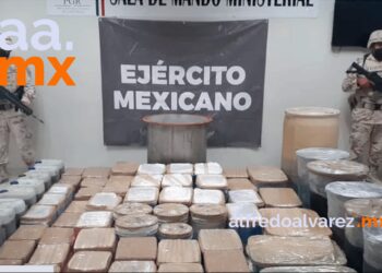 ASEGURAN MáS DE MIL 400 KILOS DE METANFETAMINA EN SLRC