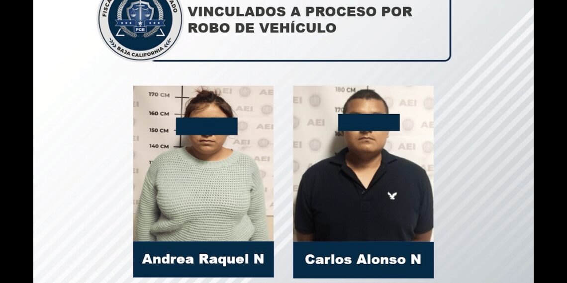 PAREJA DE ROBACARROS IRá A PRISIóN