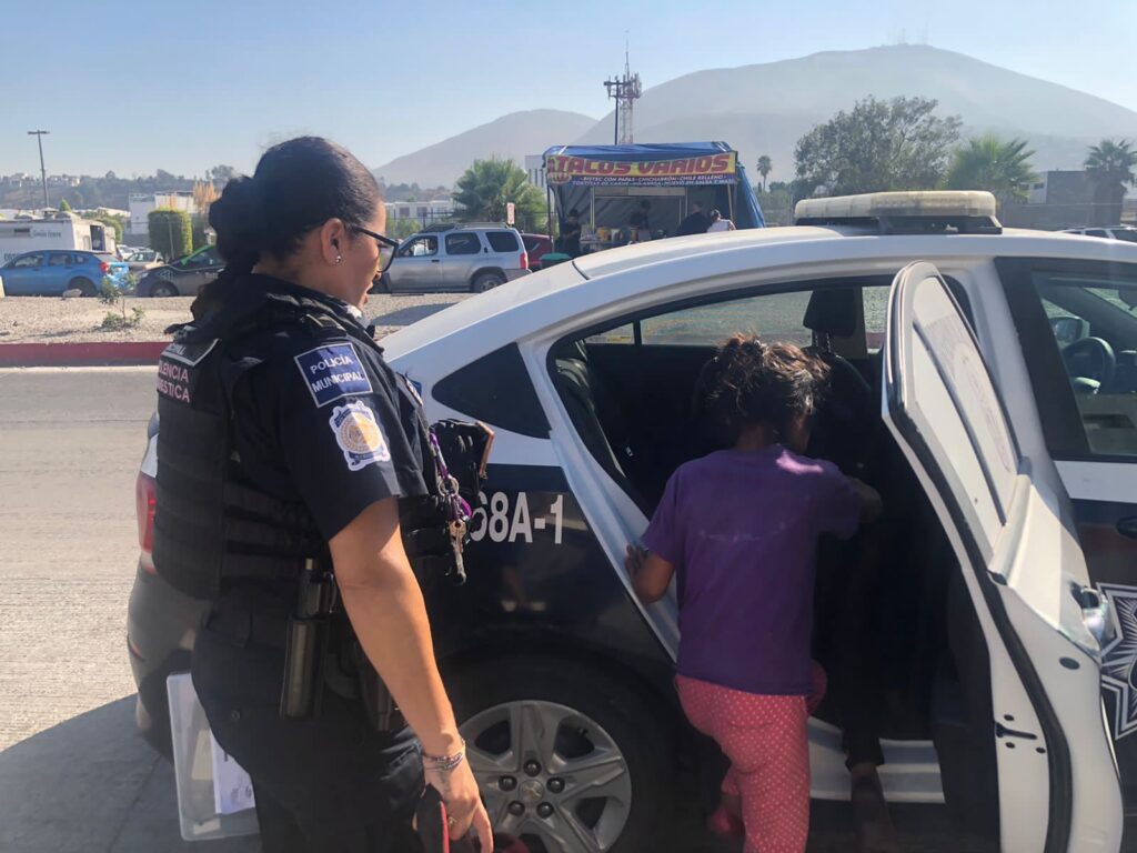 Policia-Tijuana-rescata-menores-deambulaban-via-publica