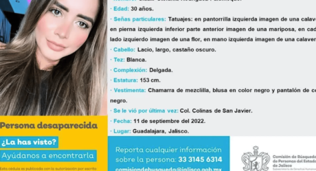 Reportan desaparecidos en Guadalajara a influencer Xitlaly Palomeque y a su novio