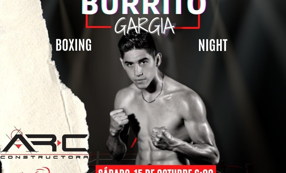 Carlos “Burrito” García defenderá su título de invicto este 15 de octubre