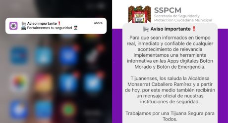 Apps de la SSPCM notificarán a tijuanenses incidentes relevantes en la ciudad