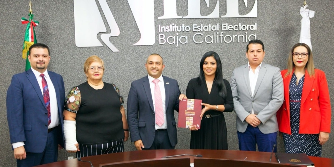 Alcaldesa Montserrat Caballero presenta primer informe de actividades ante el IEEBC