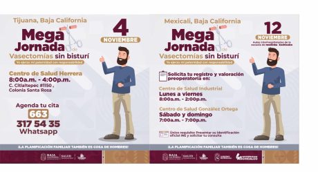 Salud invita a jornadas de vasectomía gratuitas en el Estado