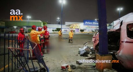 Muere conductor de taxi tras fuerte choque; responsable huyó