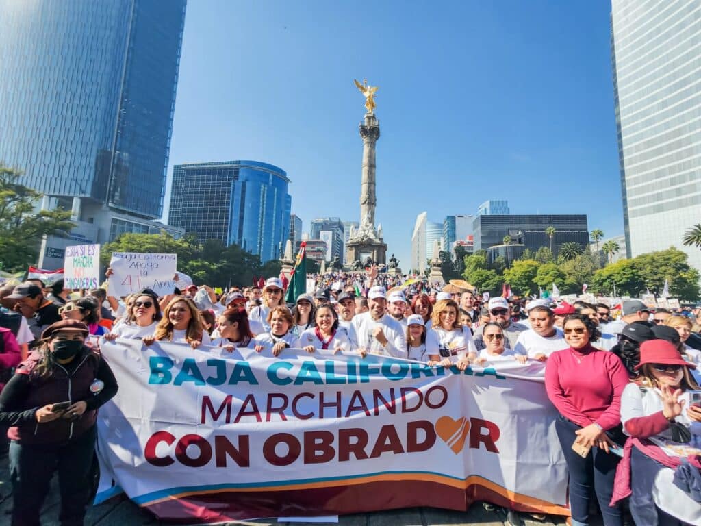 Marina del Pilar acompañó al presidente AMLO y respaldó su trabajo