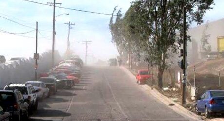 Vienen fuertes vientos de Santa Ana para Tijuana