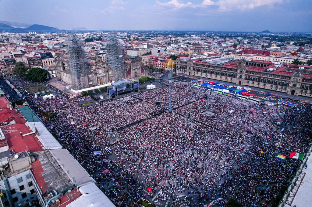 Marina del Pilar acompañó al presidente AMLO y respaldó su trabajo