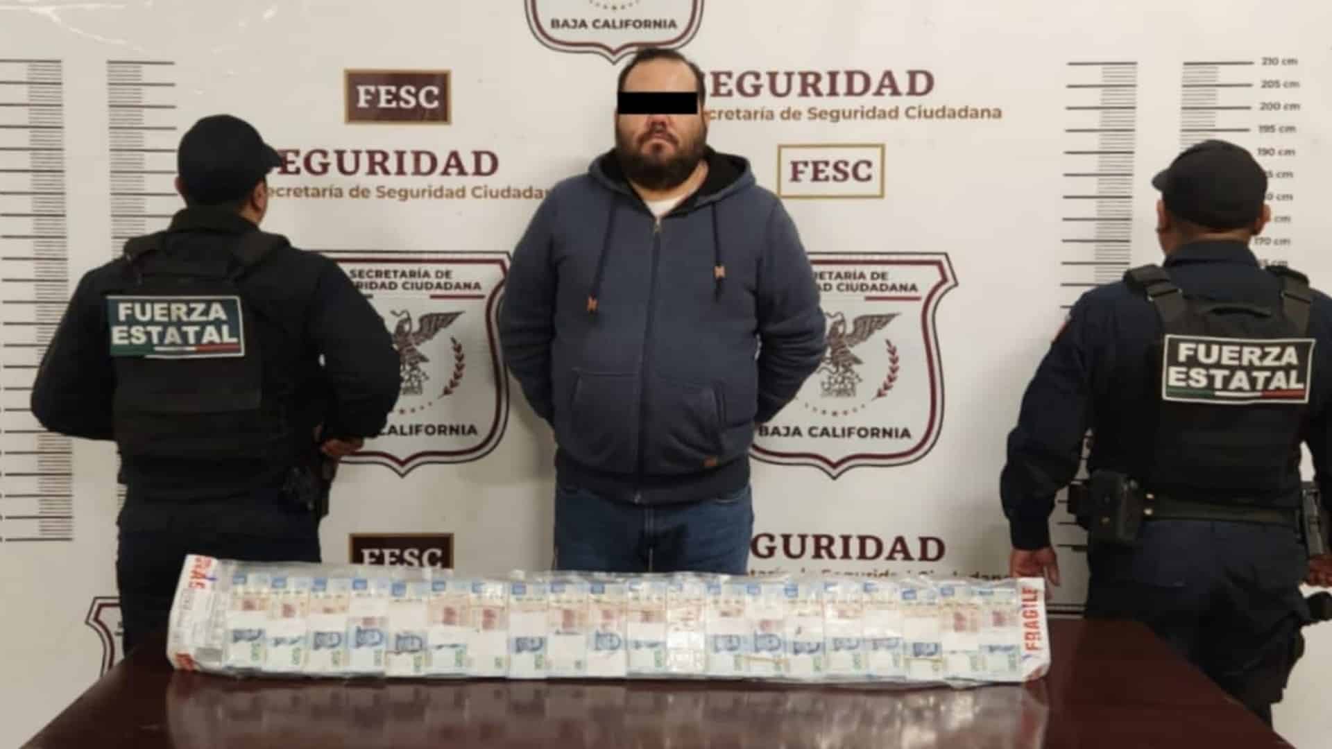 Detienen A Hombre Con Un Millón De Pesos En Efectivo En Tijuana