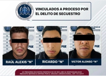 Vinculan a proceso a tres secuestradores capturados por la Fiscalía de BC