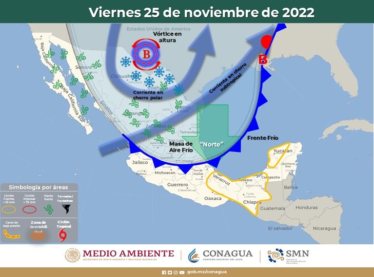 Advierten por vientos fuertes y bajas temperaturas