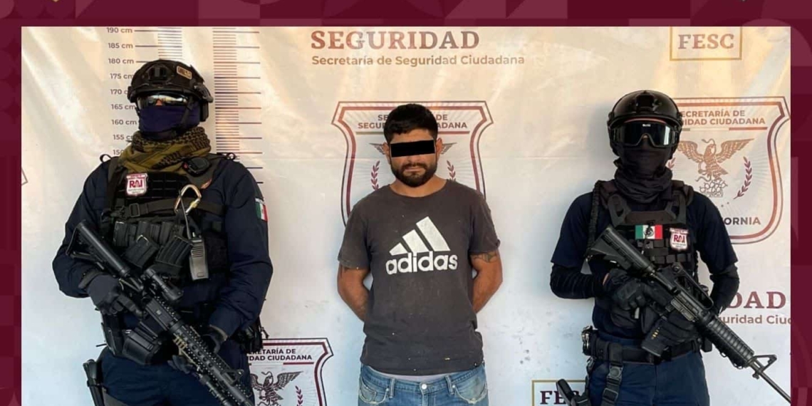 FESC detiene en Mexicali a secuestrador de Sonora