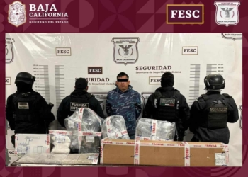 Autoridades detienen hombre con marihuana, metanfetamina, fentanilo y armas