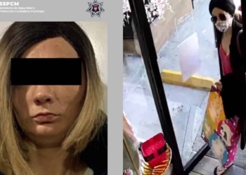 Policía detiene a 'Lady Pelucas' tras robo a comercio