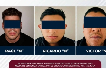 Autoridades rescatan a un secuestrado y detienen a tres jóvenes plagiarios