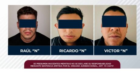 Autoridades rescatan a un secuestrado y detienen a tres jóvenes plagiarios