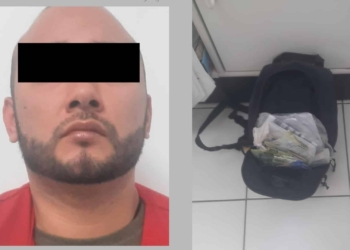 Detienen a hombre que robó 60 mil pesos de una farmacia