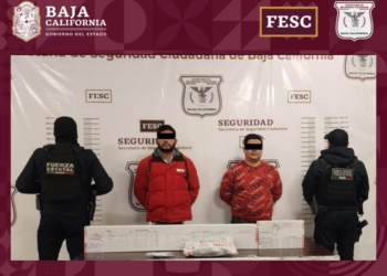 Atrapa FESC a par de sujetos con armas de fuego