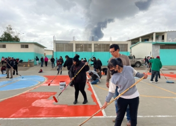 Rehabilitan canchas deportivas de Tijuana