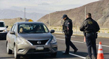 Mantienen vigilancia en punto de auxilio vial sobre carretera Tijuana-Mexicali