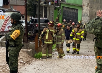 Rescatan cuerpos de dos niñas en derrumbe de colonia Tejamen