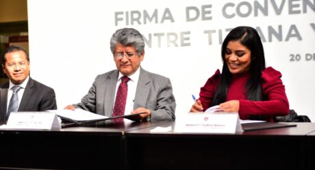 Montserrat Caballero y su homólogo Francisco Martínez firman hermanamiento entre Tijuana y Oaxaca